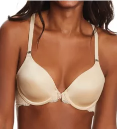 One Fab Fit Extra Coverage Lace T-Back Bra Latte Lift 34B