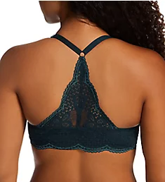 One Fab Fit Extra Coverage Lace T-Back Bra Urchin Teal 34C
