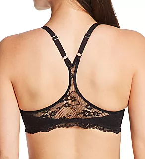 One Fab Fit Extra Coverage Lace T-Back Bra Black 34C