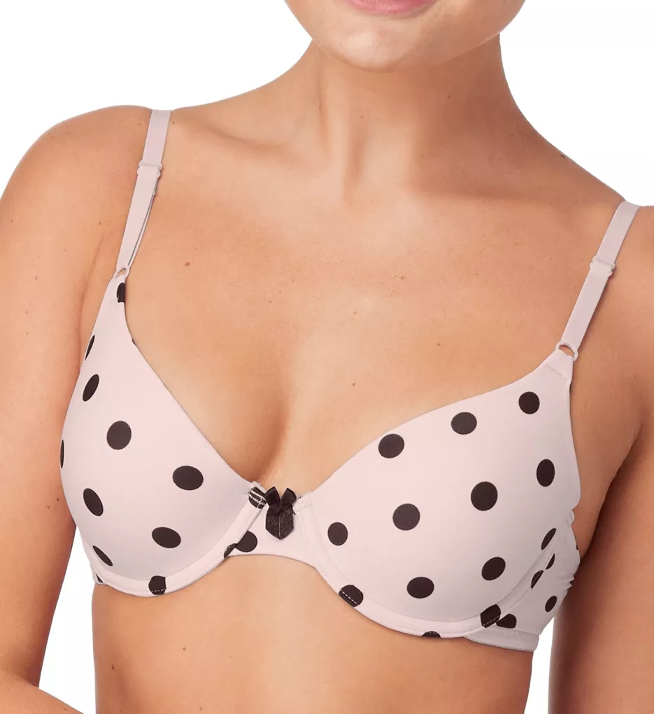 One Fab Fit Original Tailored Demi T Shirt Bra Modern Dot Sandshell 34a 