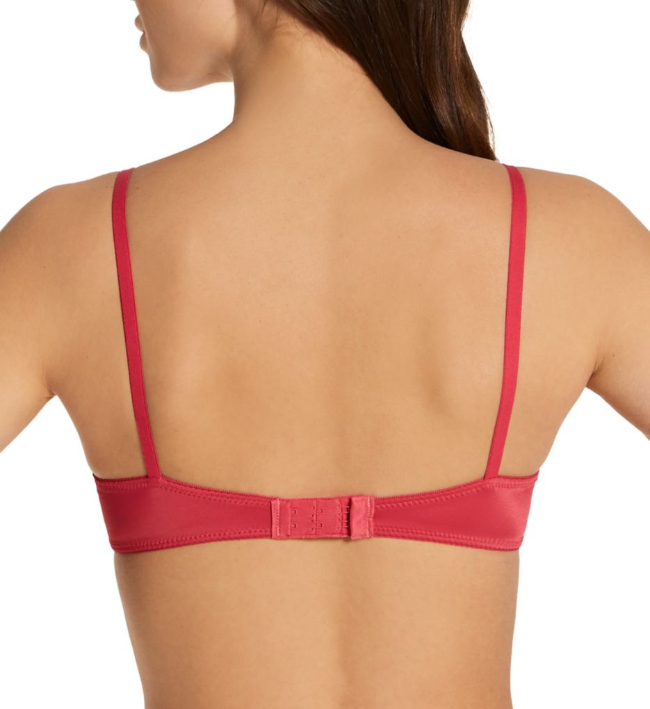 Leonisa Perfect Lift Underwire Push Up Bra with Lace Details - Red 32B