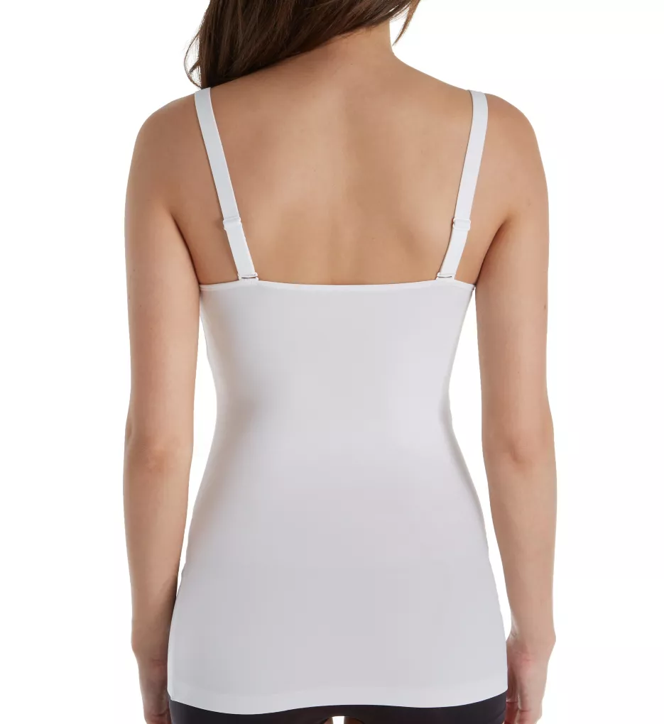 Maidenform womens Long Length Camisole Fl3266 shapewear tops, White, Large  US