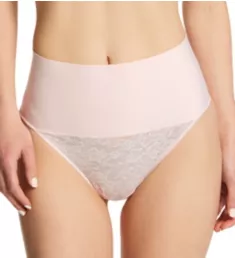 Tame Your Tummy Lace Thong Pink Pirouette S