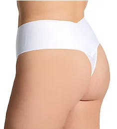 Tame Your Tummy Lace Thong White Lace S
