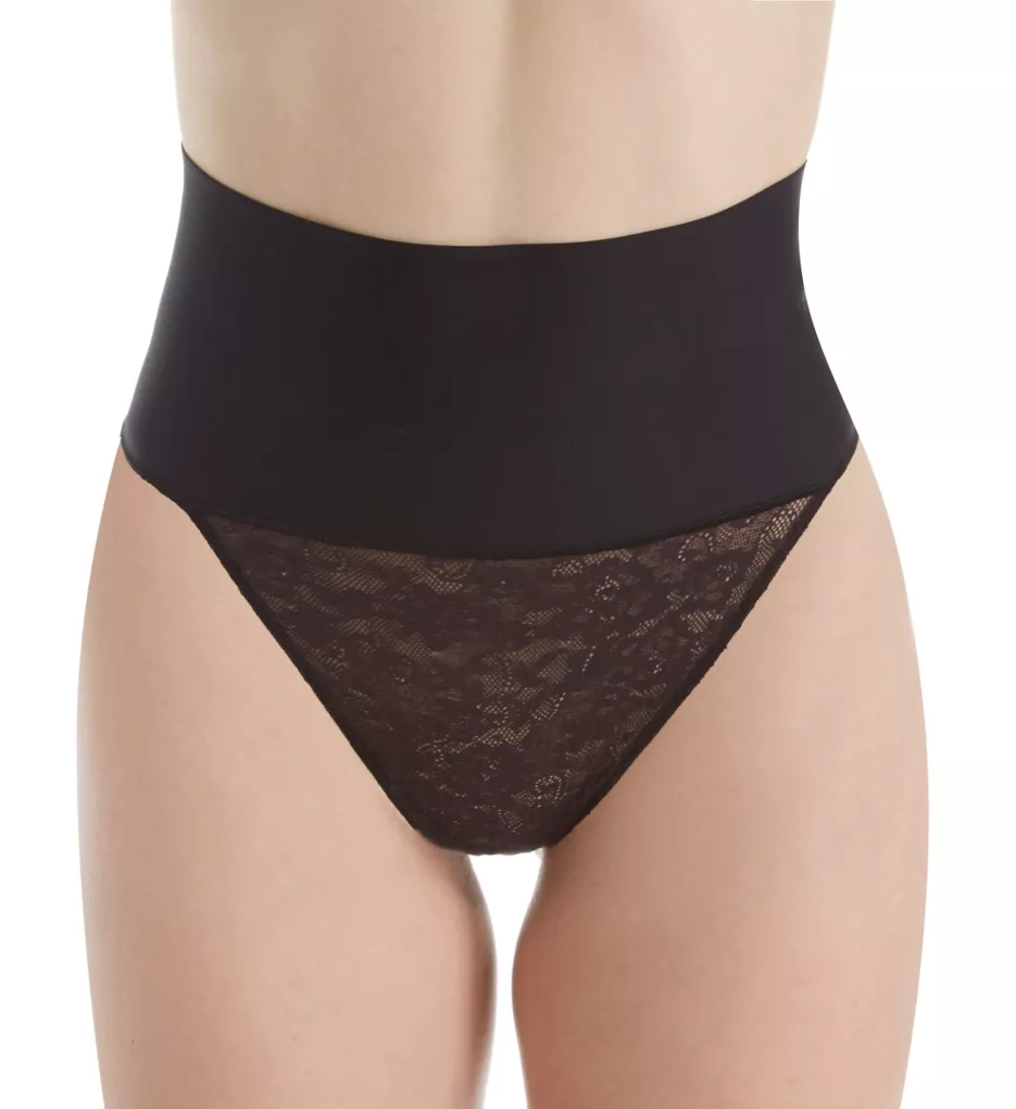Maidenform Tame Your Tummy Lace Thong DM0049 - Image 1