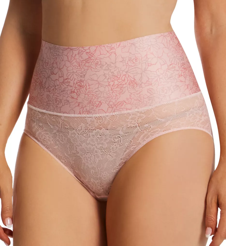 Tame Your Tummy Brief Panty Ombre Rose Sheer Pink S
