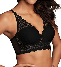 Casual Comfort Wireless Lined Convertible Bralette Black 34A
