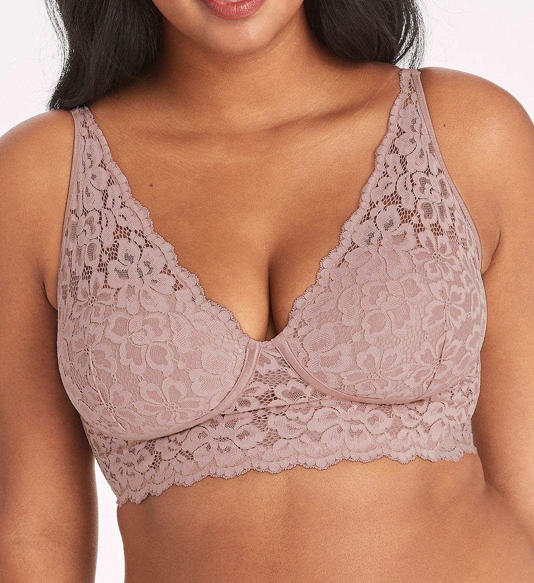 Maidenform Women's Casual Comfort Wireless Lined Convertible Bralette in Evening Blush | Size: 36D | HerRoom.com