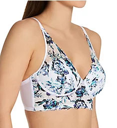 Casual Comfort Wireless Lined Convertible Bralette Rosy Dusk Teal Zest 36D