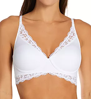 Pure Comfort Convertible Bralette White 34D