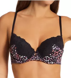 Comfort Devotion Love Your Lift Underwire Bra Black Ombre Spot Print 34B