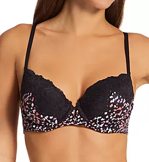 Comfort Devotion Love Your Lift Underwire Bra Black Ombre Spot Print 34B