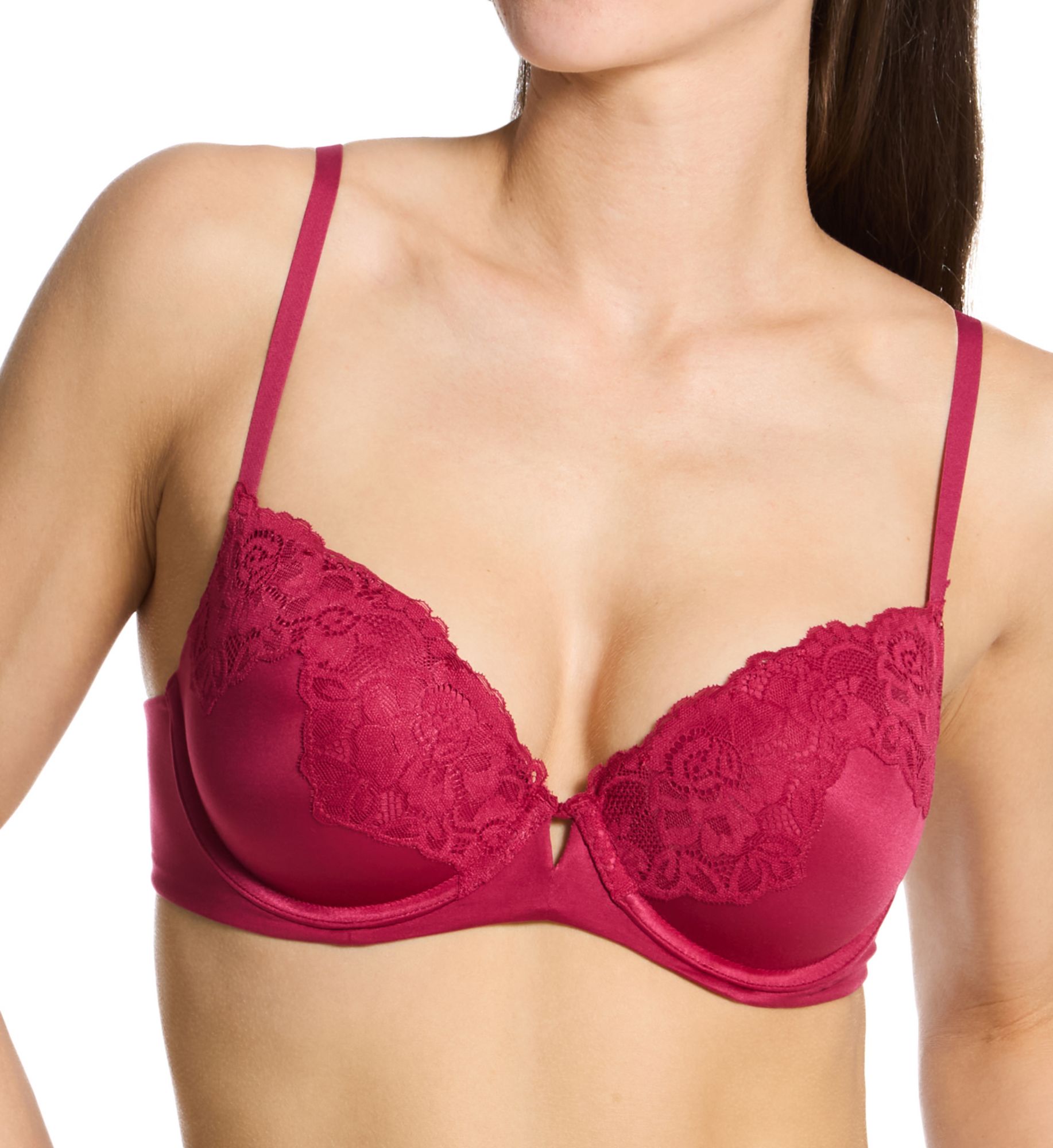 Maidenform Women's Comfort Devotion Love Your Lift Underwire Bra in Spice Market Red | Size: 34B | HerRoom.com