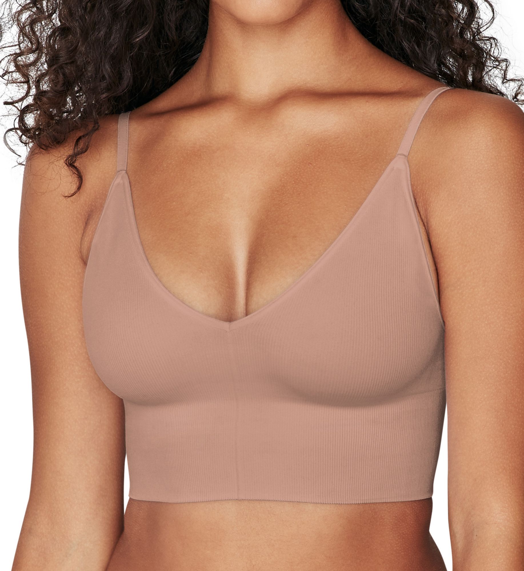 Maidenform Women's Pure Comfort Feel Good Seamless Side Brami in Iced Mocha | Size: XL | HerRoom.com