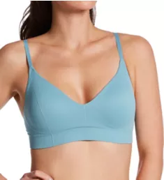 Pure Comfort Feel Good Seamless Bralette Cornflower Teal M