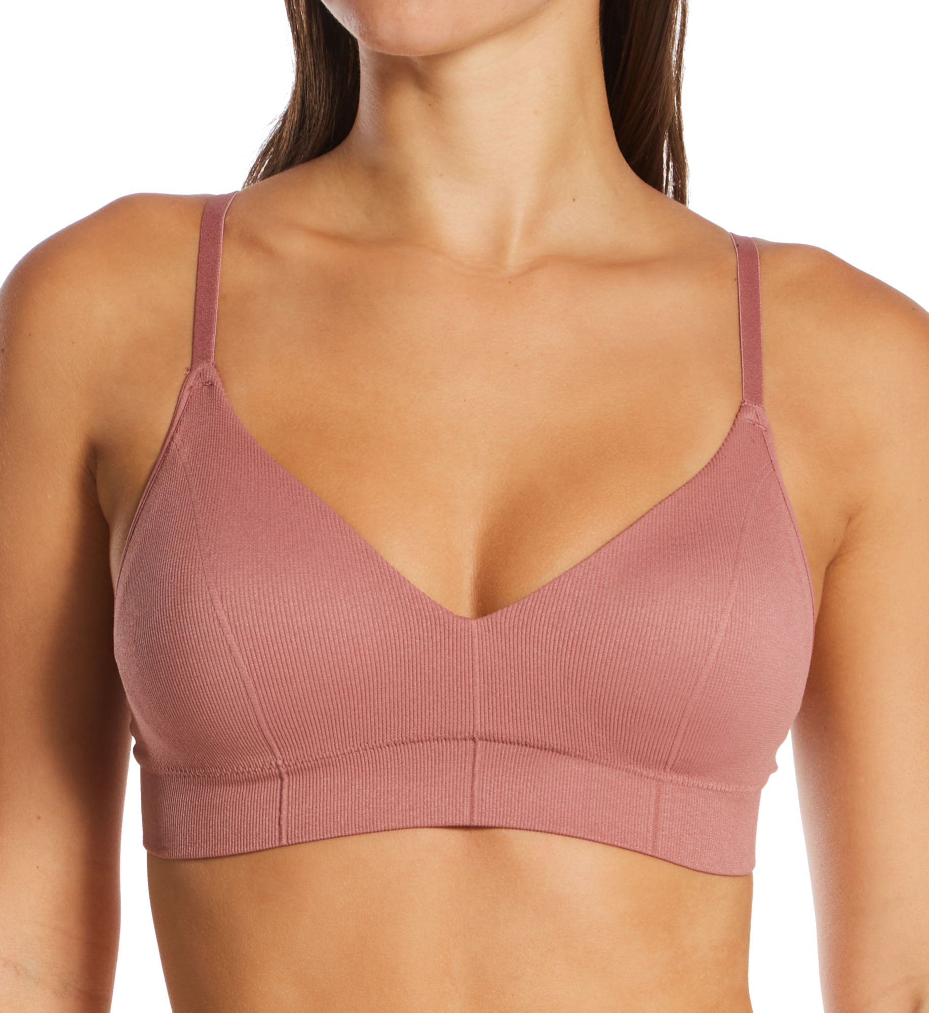 Maidenform Women's Pure Comfort Feel Good Seamless Bralette in Enchantment Pink | Size: 2X | HerRoom.com
