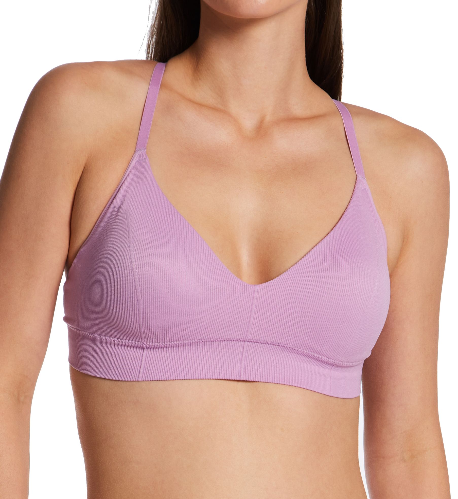 Maidenform Women's Pure Comfort Feel Good Seamless Bralette in Sojourn Lilac | Size: 2X | HerRoom.com