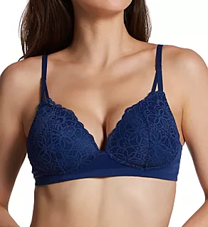 Soft Support Wirefree Bra Navy Eclipse 2X