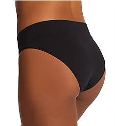 Seamless Comfort Waist High Leg Bikini Panty Black S