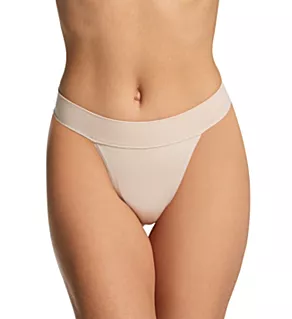 Seamless Comfort Waistband Thong Sandshell S