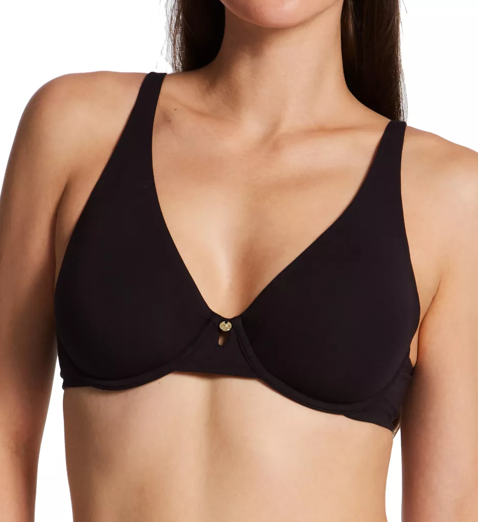 Luxe Essentials Lightly Lined Underwire Bra Black 34A