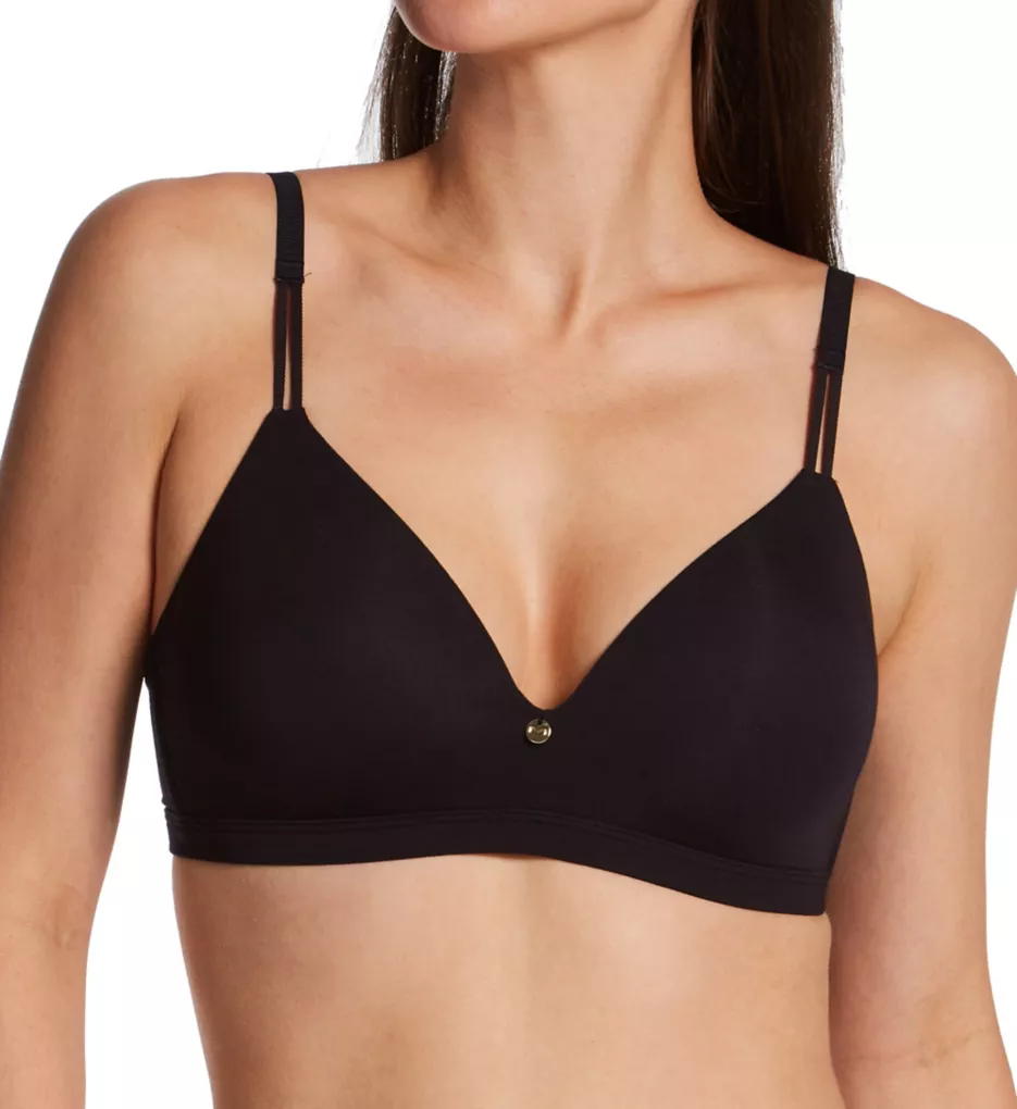 Luxe Essentials Wirefree Bra Black 34A