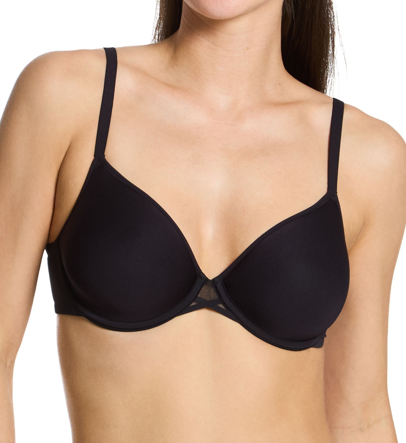 Maidenform Women's Barely There Weightless Support T-Shirt Bra in Black | Size: 40B | HerRoom.com