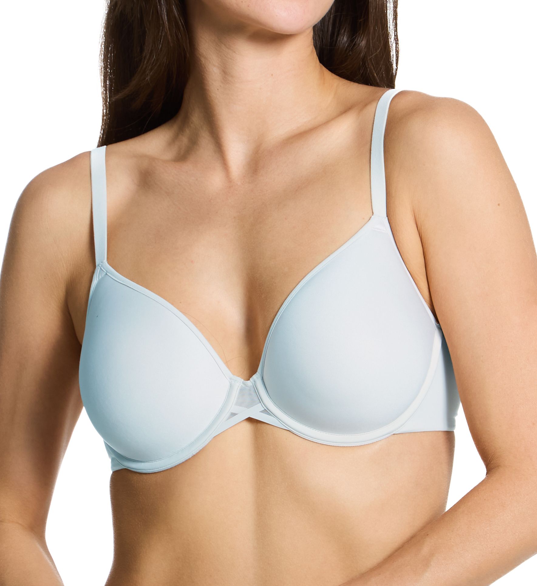 Maidenform Women's Barely There Weightless Support T-Shirt Bra in Salty Pepper Grey | Size: 40C | HerRoom.com