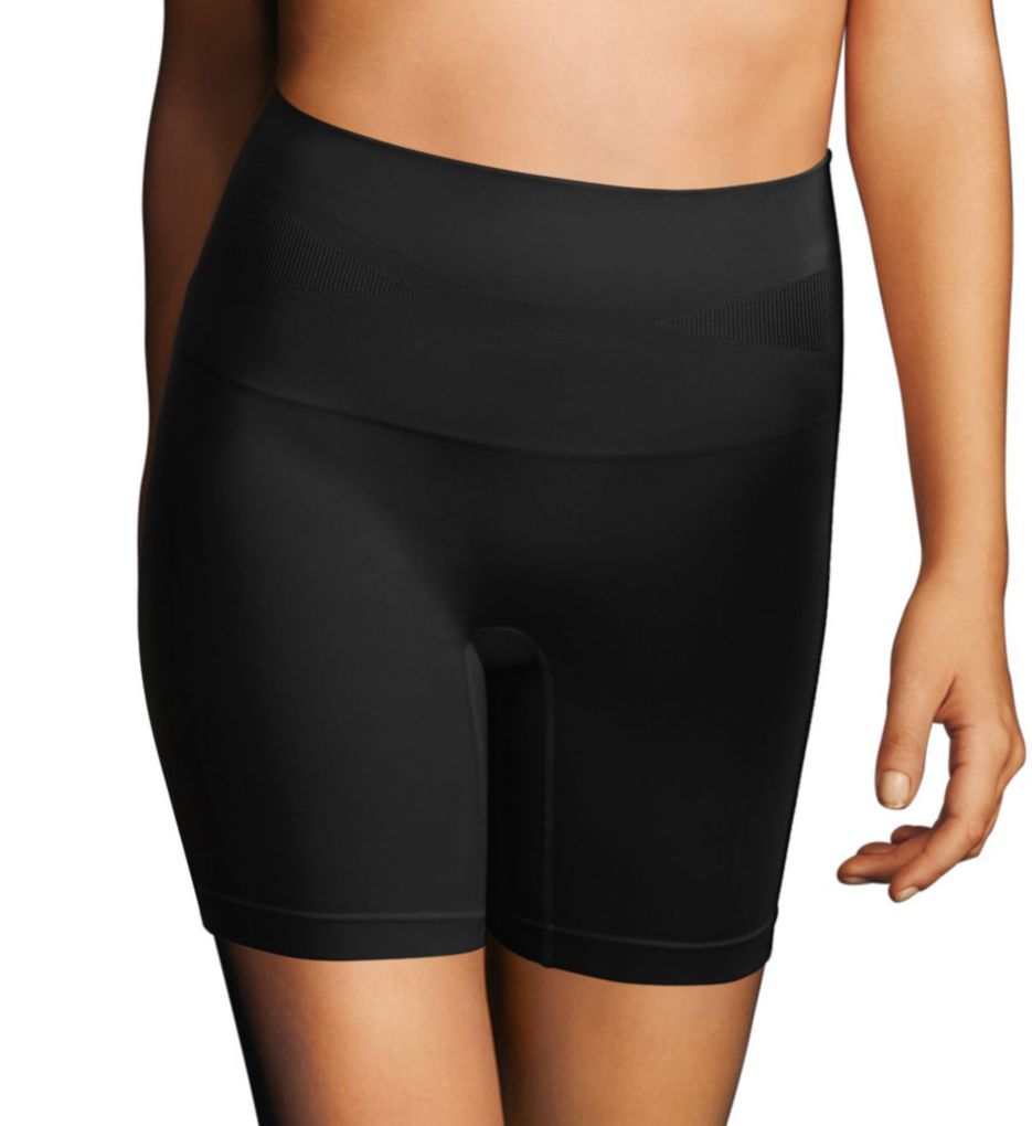 Maidenform Self Expressions Women's Tame Your Tummy Booty Lift Shorts -  Black S