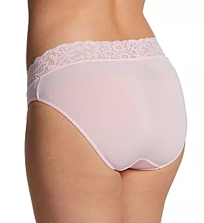 Stretch Lace Hi-Leg Bikini Panty - 3 Pack Ballerina/Blush/Lace S