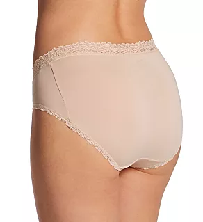 Mid-Rise Full Coverage Bikini With Lace - 3 Pack Almond Lace/Blush S