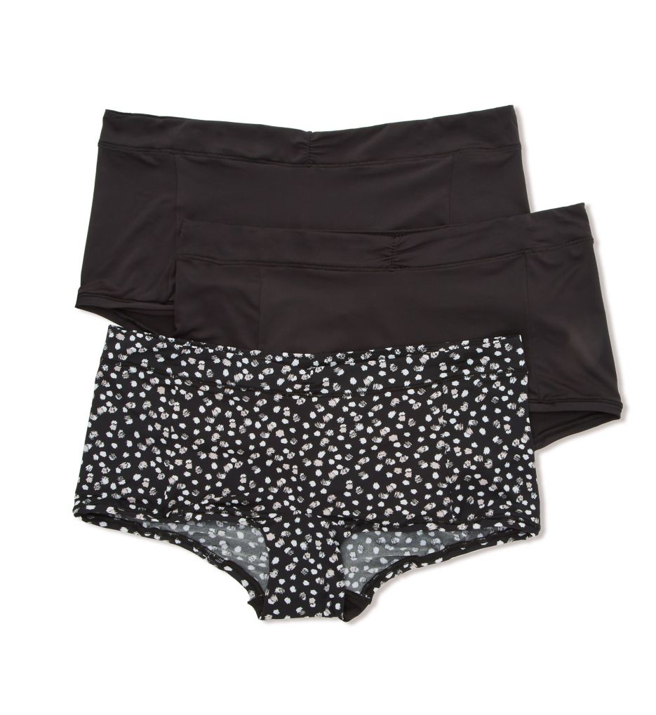 Maidenform Women's Mid-Rise Full Coverage Boyshort Panty - 3 Pack in Assorted | Size Medium | HerRoom.com