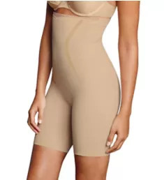 Firm Foundations Hi-Waist Thigh Slimmer Latte Lift S