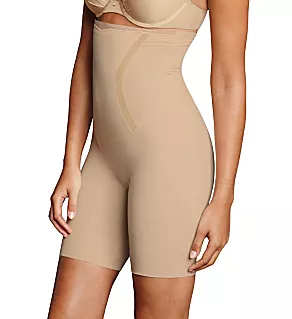 Firm Foundations Hi-Waist Thigh Slimmer Latte Lift S