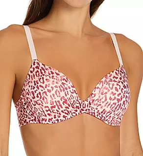 One Fabulous Fit 2.0 Tailored Demi T-Shirt Bra Animal/Creme Pink 34D