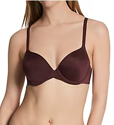 One Fabulous Fit 2.0 Tailored Demi T-Shirt Bra Cola Red 34B