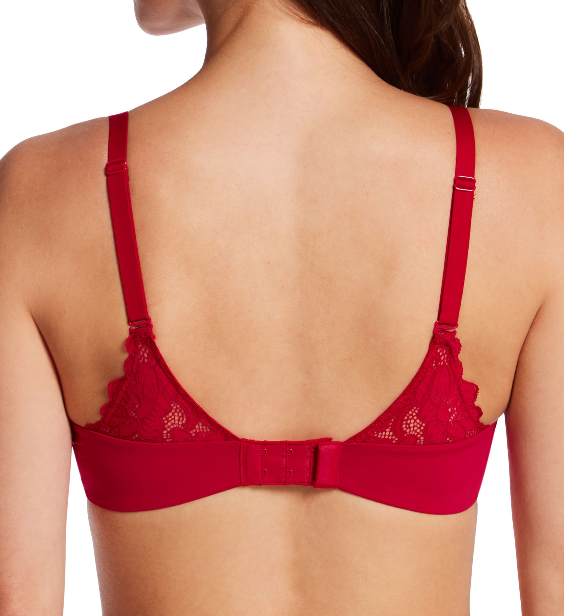 Maidenform One Fabulous Fit 2.0 Full Coverage Underwire Bra Impulse Red 34B  - Image 2
