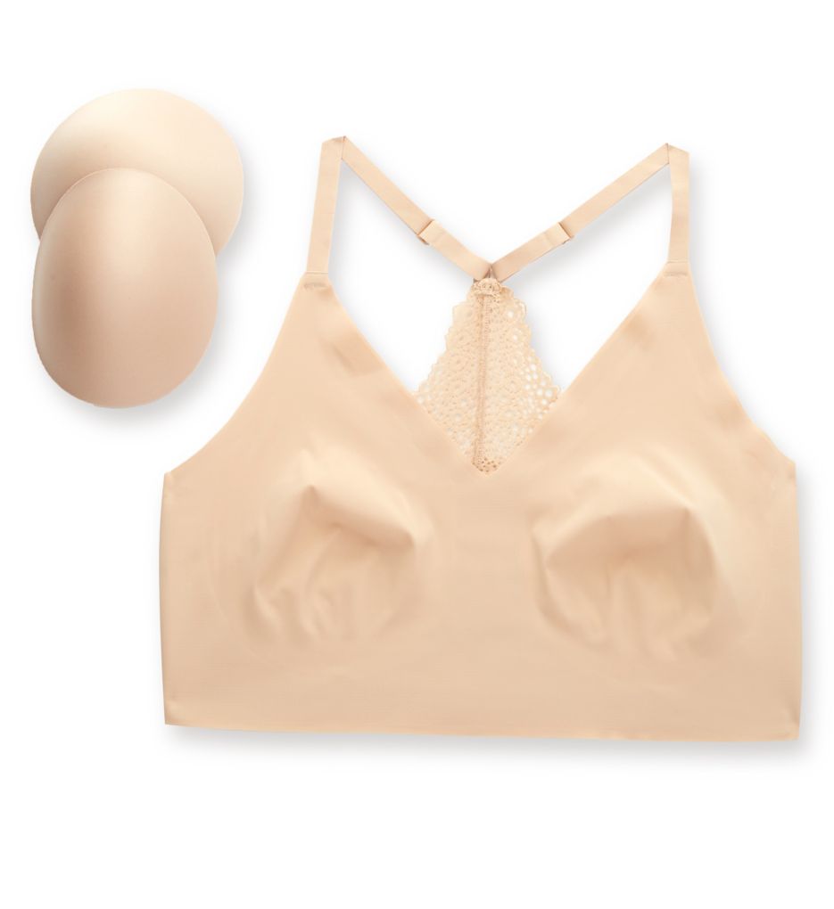 Lace Pure Comfort V-Neck Pullover Non-Wired Full Cup Bra by Maidenform