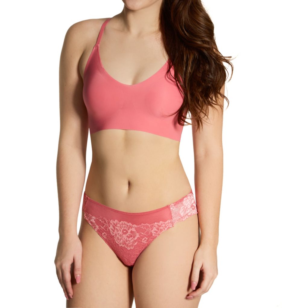 Lace Pure Comfort V-Neck Pullover Non-Wired Full Cup Bra by Maidenform