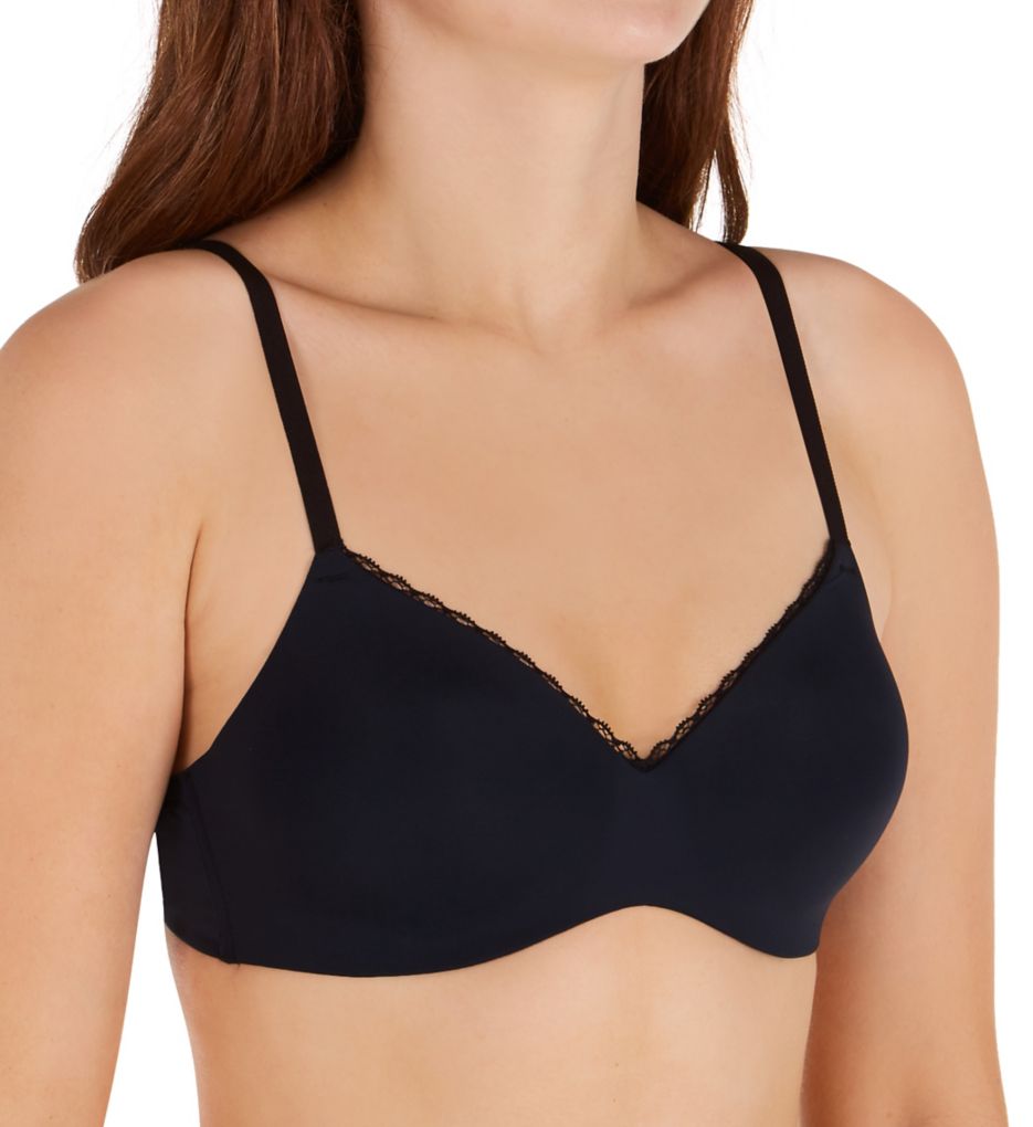 Maidenform Lace Pure Comfort V-Neck Pullover Non-Wired Full Cup Bra