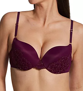 Love The Lift Push Up & In Lace Demi Bra Autumn Orchid w/ Rose 34B