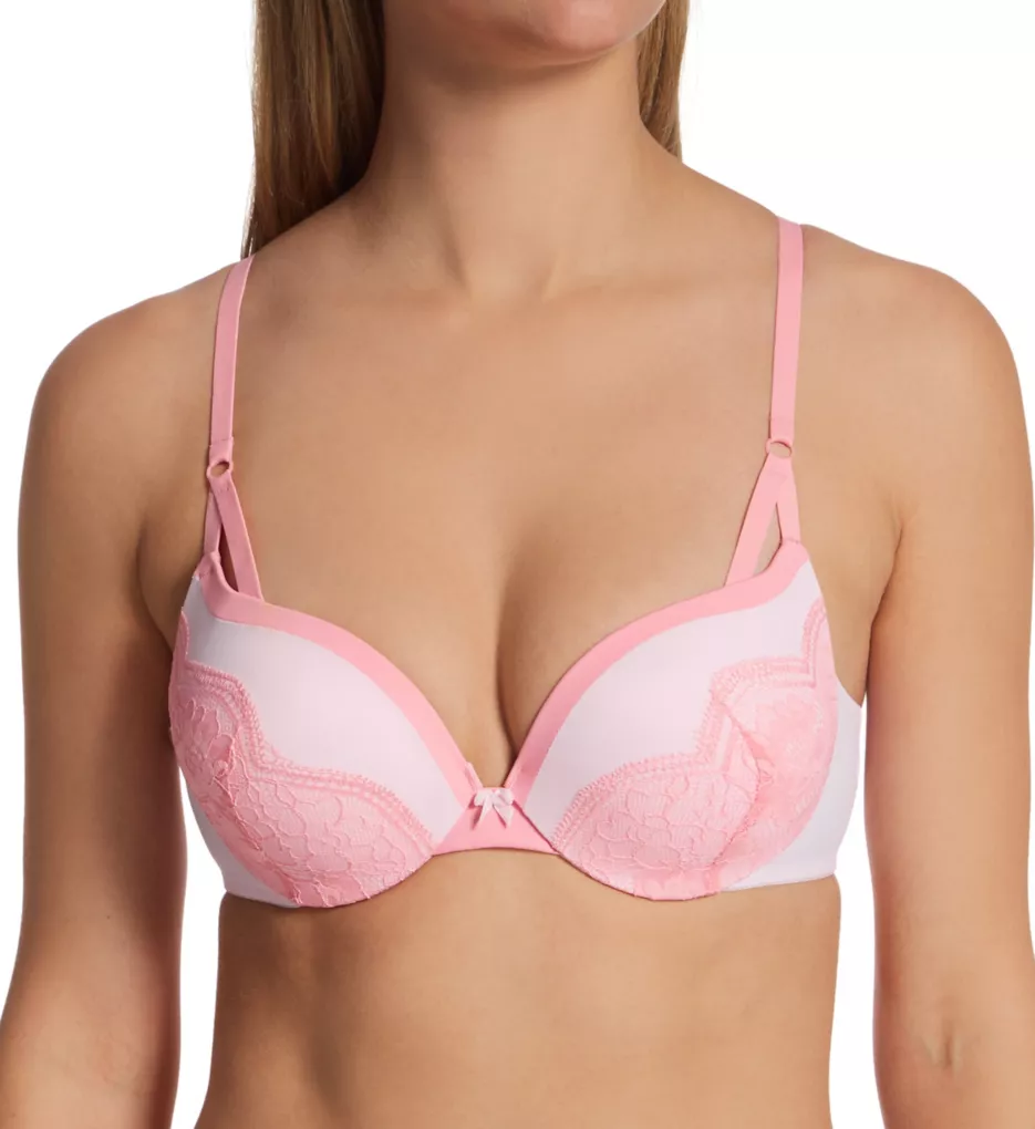 Love The Lift Push Up & In Lace Demi Bra Ballerina Slipper/Rose 34B