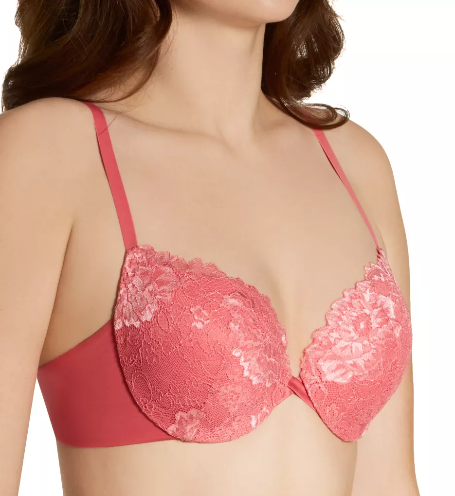 Love The Lift Push Up & In Lace Demi Bra Pink Begonia w/ Peach 34D