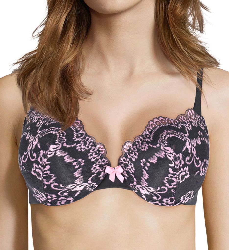 Maidenform Womens Love The Lift Lace Plunge Push-Up & In Bra Style-DM9900AL  