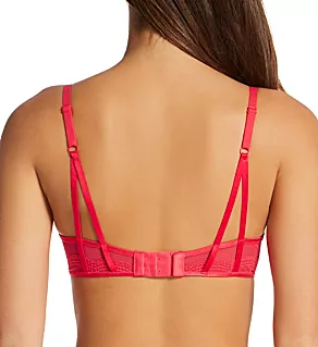 Love The Lift Push Up & In Lace Demi Bra Red Stone 34D
