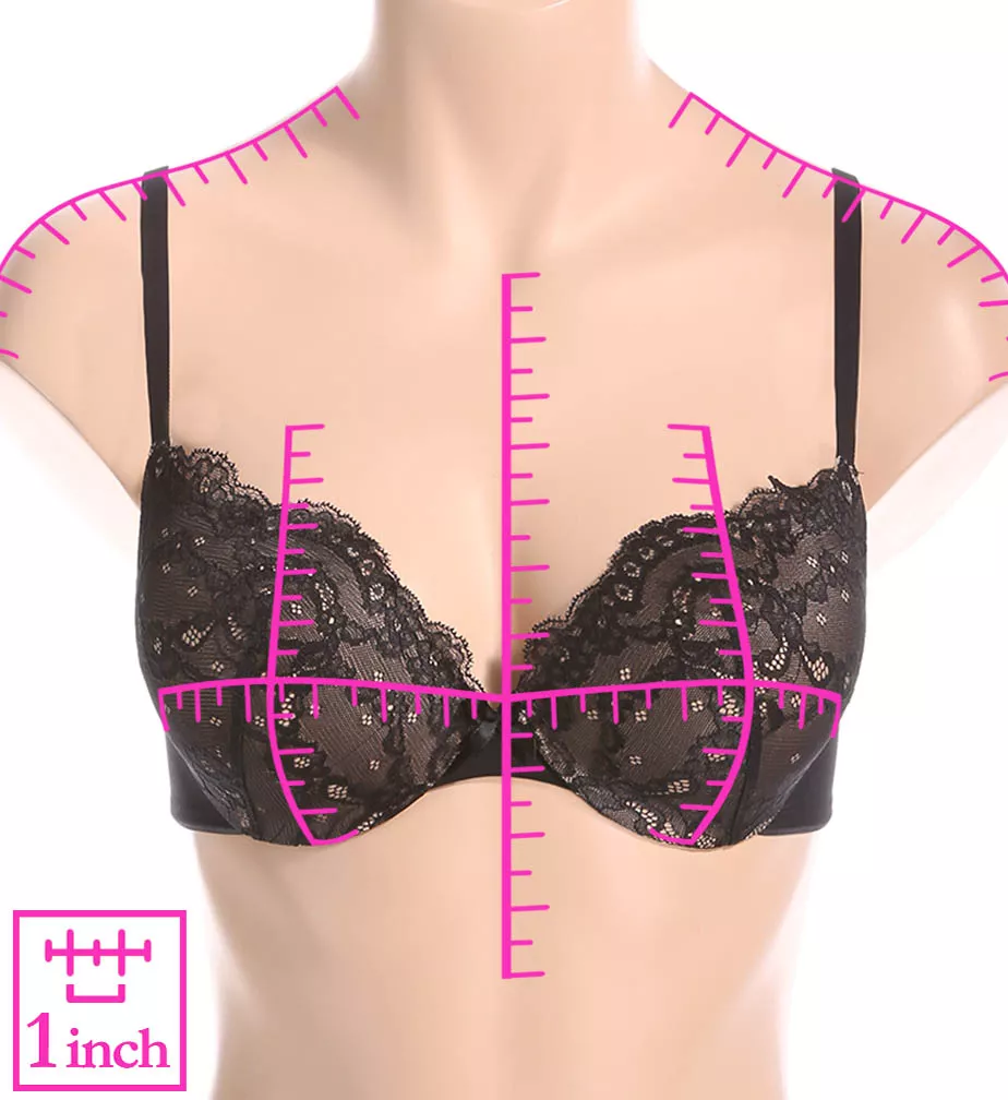 Maidenform Love The Lift Push Up & In Lace Demi Bra DM9900 - Image 3