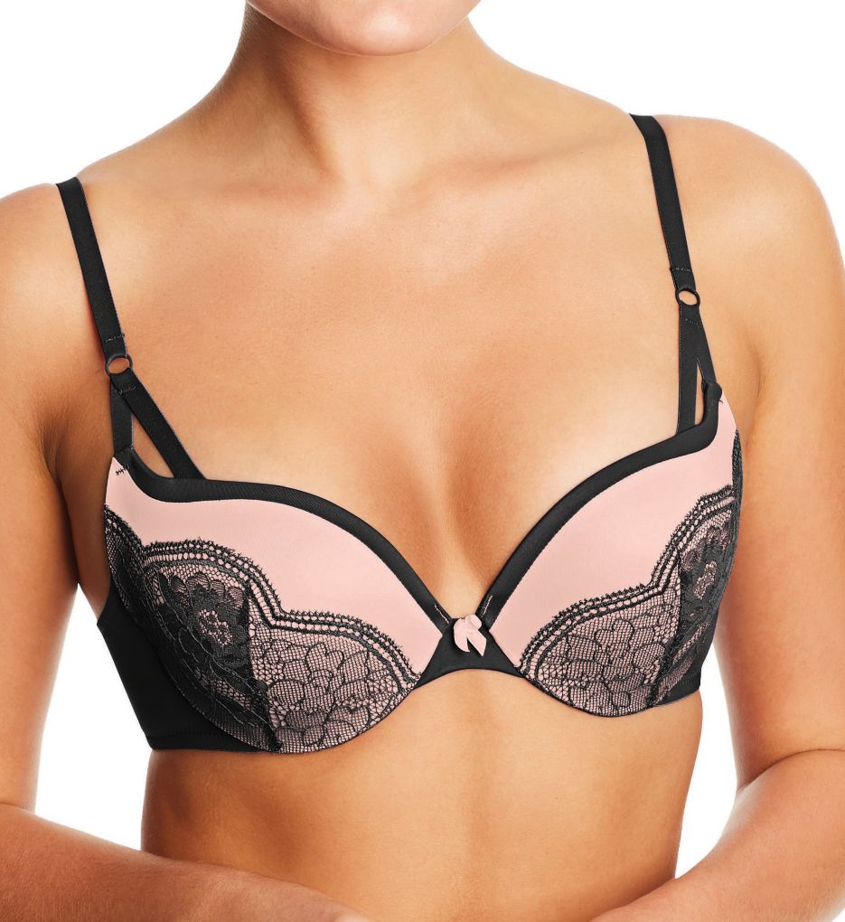 Maidenform Women's Love The Lift Push-up & In Satin Demi Bra