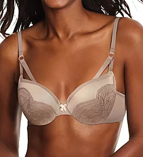 Love the Lift Push Up & In Strappy Lace Demi Bra Evening Blush/Cream 36C