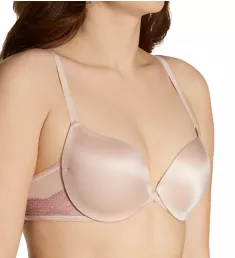 Love The Lift Push Up & In Satin and Lace Demi Bra Sandshell w/HoneyBlush 34B