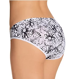 Barely There Invisible Look Bikini Panty Marker Floral Black 5